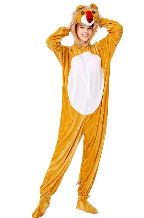 F1933 Unisex Funny Animal Circus Bodysuit Cosplay Pajama Halloween Costume